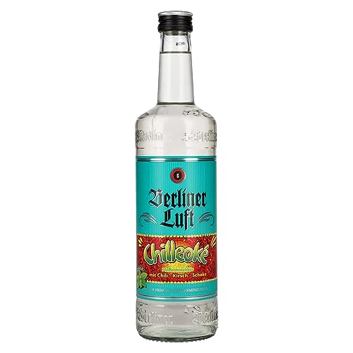 Berliner Luft Chilleoke 18% Vol. a 1 x 700ml Chili,Schoko,Kirsch Pfefferminzlikör von Berliner Luft