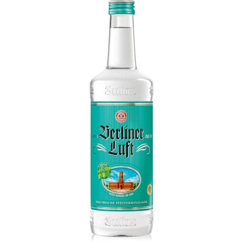 Berliner Luft Pfefferminz Likör Kräuter, 0.7l | 700 ml (1er Pack) von Berliner Luft