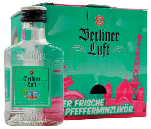 Berliner Luft der frische Pfefferminzlikör 18% vol, 12er Pack (12 x 0.1 l) von Berliner Luft