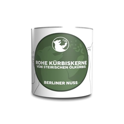 Kürbiskerne dunkelgrün schalenlos roh 100g von Berliner Nuss
