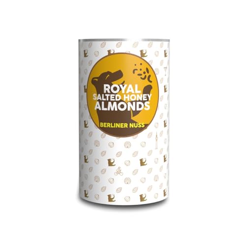 Royal Salted Honey Almonds - geröstete Mandeln mit einem knusprigen Überzug aus Honig und Salz von Berliner Nuss