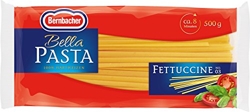 Bernbacher Bella Pasta - Fettucine, 5er Pack (5 x 500 g) von Bernbacher