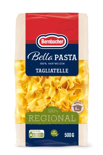 Bernbacher Pasta 500g - Tagliatelle, 5er Pack (5 x 500 g Beutel) von Bernbacher