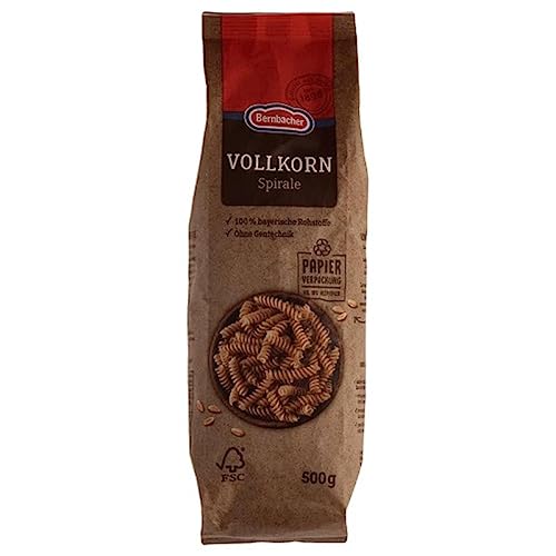 Bernbacher Vollkorn Spiralnudeln, 0,5 kg von Bernbacher