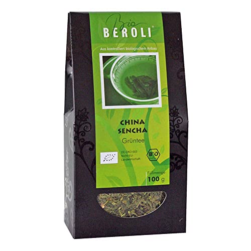 BEROLI Bio Grüntee, China Sencha, lose, 100g (1er Pack) von Beroli