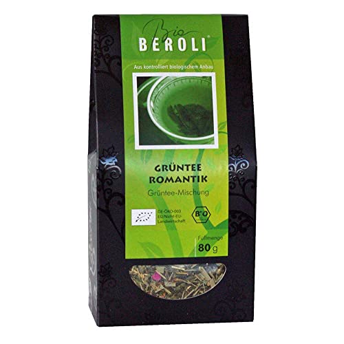 BEROLI Bio Grüntee, Romantik, lose, 80g (1er Pack) von Beroli