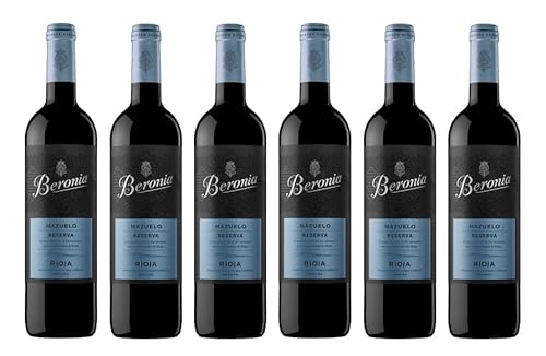 6x 0,75l - Beronia - Mazuelo - Reserva - Rioja D.O.Ca - Spanien - Rotwein trocken von Beronia
