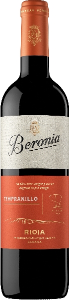 Beronia Tempranillo Jg. 2021 8 Monate in Eichenfässern gereift von Beronia