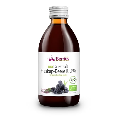 Berries Polska BIO Saft Direkt aus Bio Frucht Gepresst, Kaltgepresst - ohne Farbstoffe, ohne Zucker, ohne GMO, ohne Konservierungsstoffe - Vegan, Vegetarisch - Geschmack Kamtschatka-Beere - 250ml Berries Polska BIO Saft Direkt aus Bio Frucht Gepresst, Kaltgepresst - ohne Farbstoffe, ohne Zucker, ohne GMO, ohne Konservierungsstoffe - Vegan, Vegetarisch - Geschmack Kamtschatka-Beere - 250ml von Berries Polska