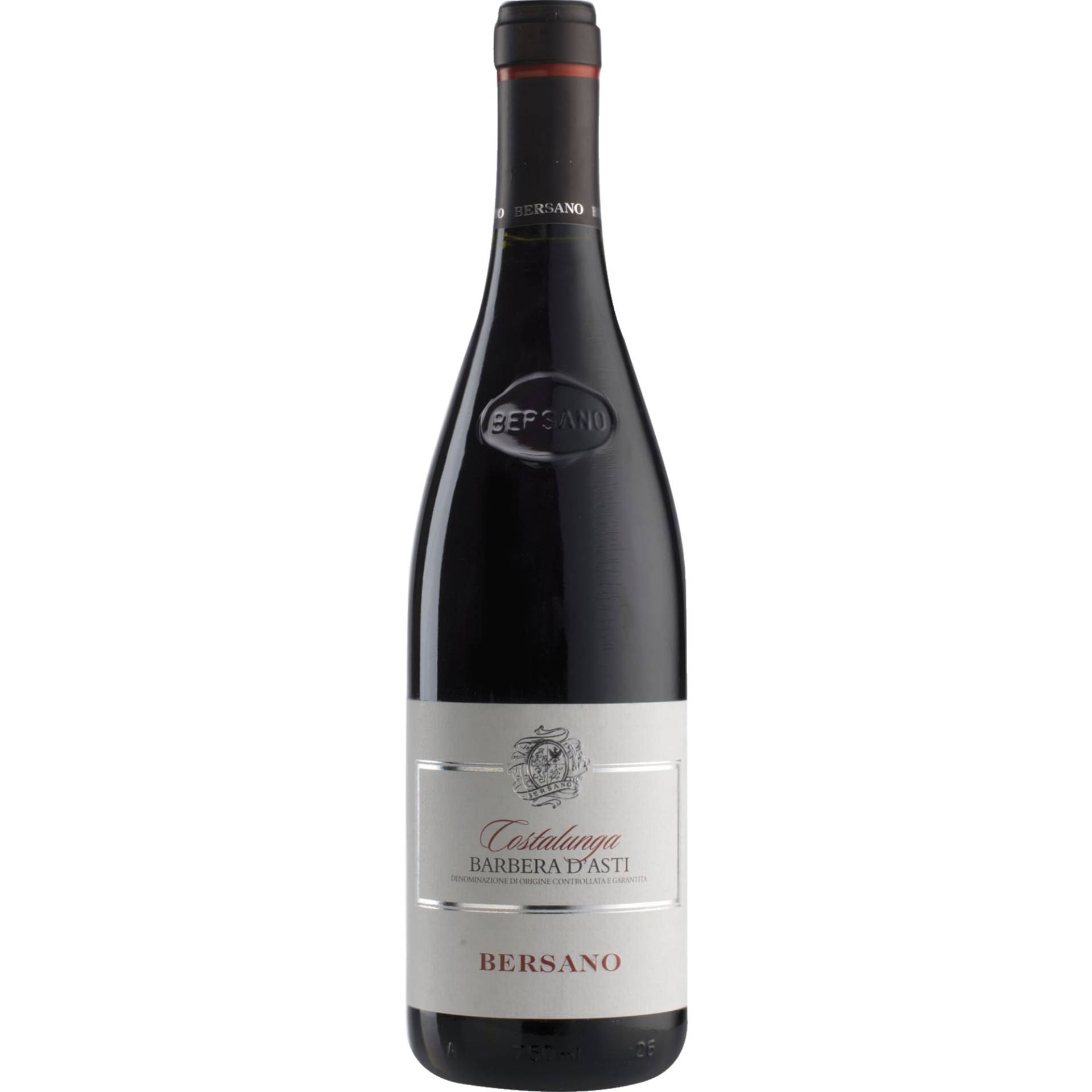 Costalunga Barbera d' Asti, Barbera d'Asti DOCG, Piemont, 2022, Rotwein von Bersano S.p.A.,14049,Nizza Monferrato (Asti),Italien