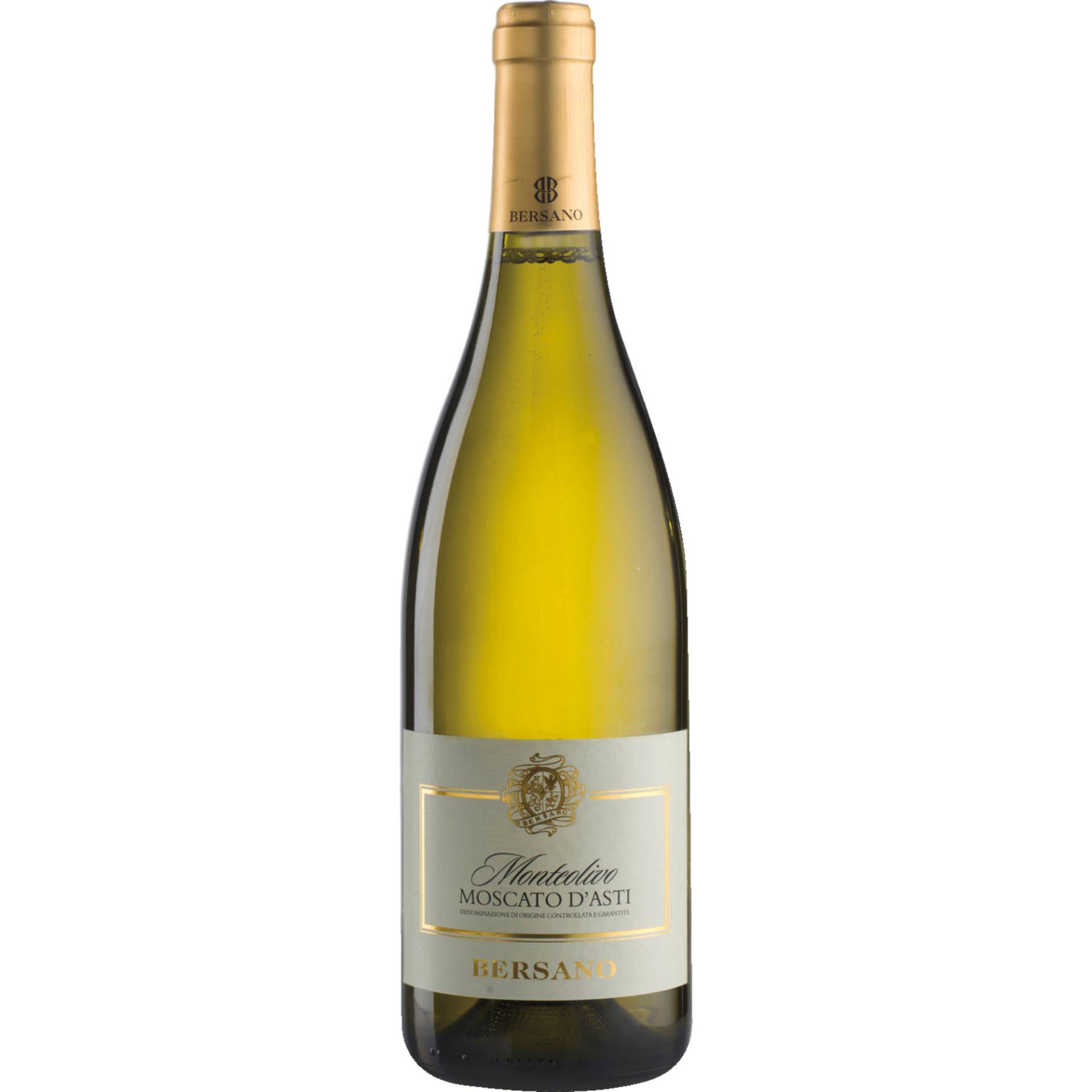 Monteolivo, Moscato d' Asti DOCG, Piemont, 2023, Weißwein von Bersano S.p.A.,14049,Nizza Monferrato (Asti),Italien