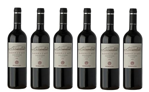 6x 0,75l - 2021er - Bersano - Cremosina - Barbera d'Asti Superiore D.O.C.G. - Piemonte - Italien - Rotwein trocken 6x 0,75l - 2021er - Bersano - Cremosina - Barbera d'Asti Superiore D.O.C.G. - Piemonte - Italien - Rotwein trocken von Bersano