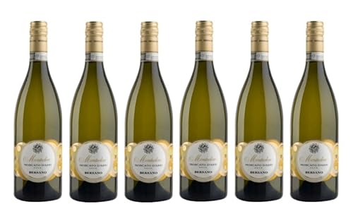 6x 0,75l - 2023er - Bersano - Monteolivo - Moscato d'Asti D.O.C.G. - Piemonte - Italien - Weißwein süß 6x 0,75l - 2023er - Bersano - Monteolivo - Moscato d'Asti D.O.C.G. - Piemonte - Italien - Weißwein süß von Bersano