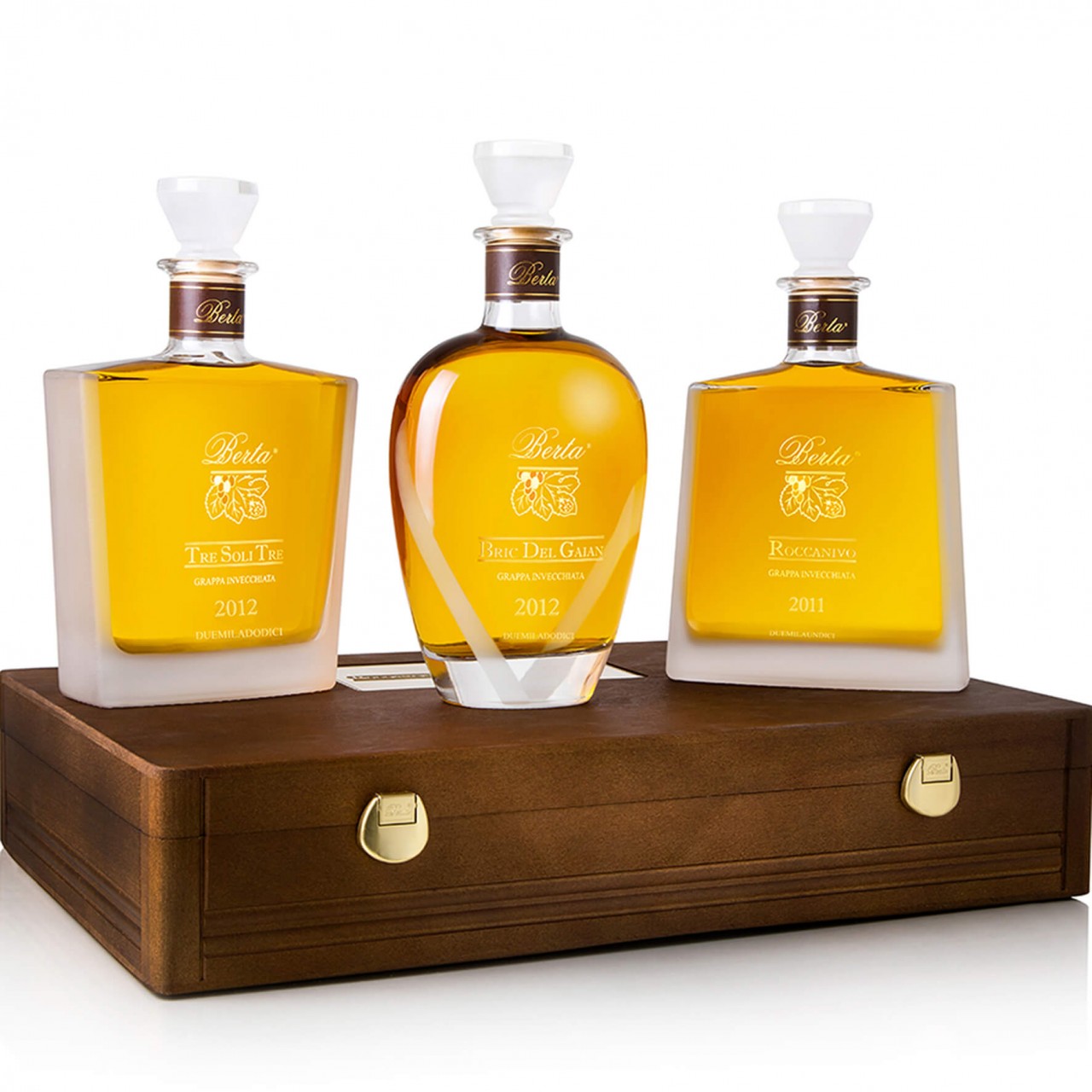 Berta Grappa 3er Set in Holzkiste Berta Grappa 3er Set in Holzkiste von Berta Grappa