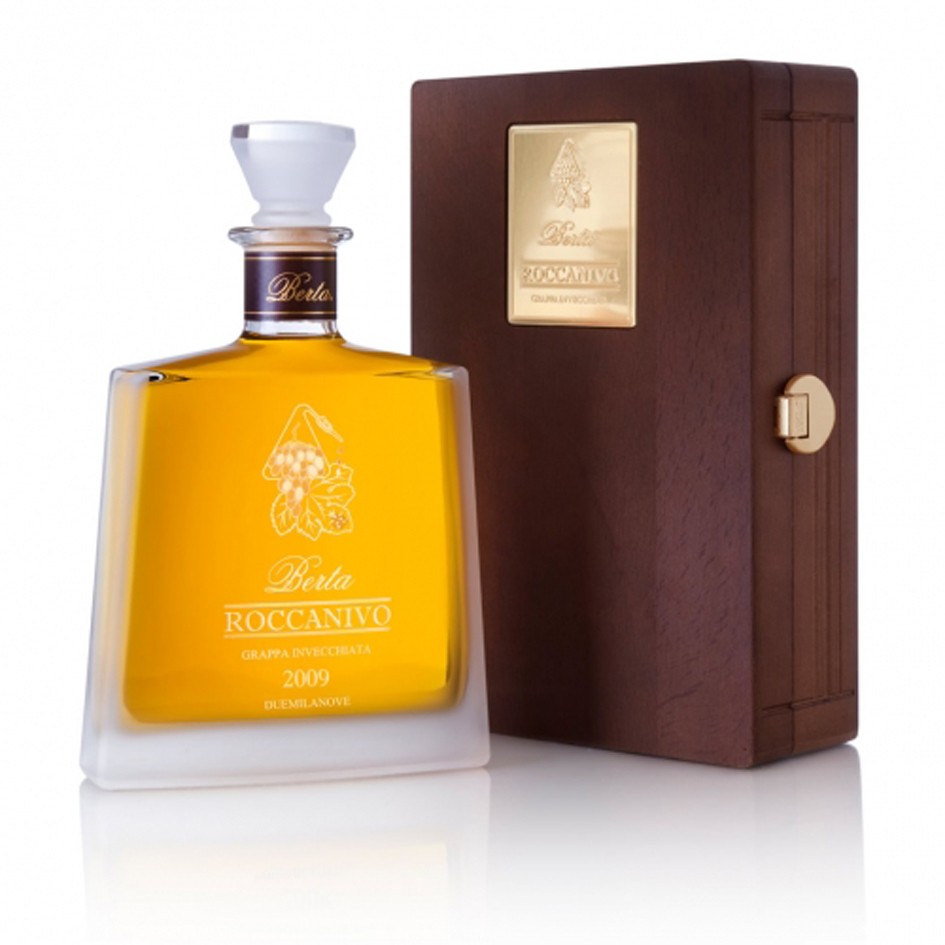 Berta Grappa Roccanivo 2004 mit Holzkiste 0,7 l Berta Grappa Roccanivo 2004 mit Holzkiste 0,7 l von Berta Grappa