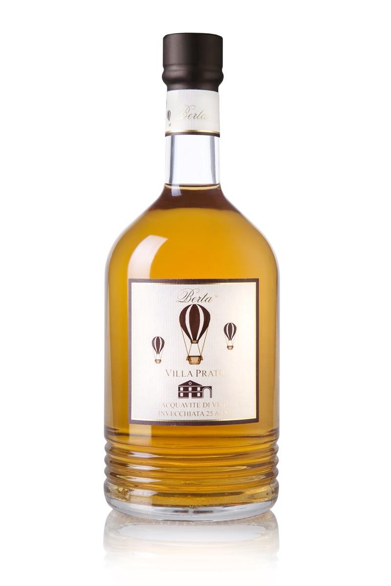 Berta Villa Prato Brandy Aquavite di Vino Invecchiata 25 Anni 1 l von Berta Grappa