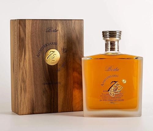 BERTA GRAPPA RESERVE JUBILÄUM 75 JAHRE 1947-2022 MAGNUM 1,5 LT IN HOLZKISTE von BERTA