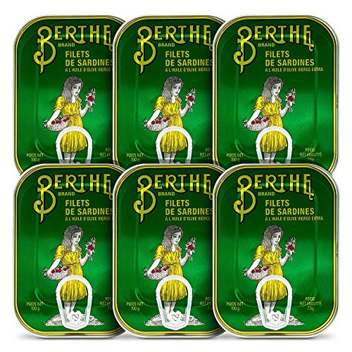 Sardinenfilets in extra nativem Olivenöl | 6 x 100 g | Berthe | Ramirez | Portugal von Berthe