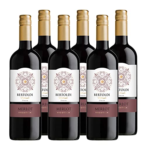 Merlot Vino d'Italia "Bertoldi Rotondo" Rotwein Venetien trocken (6 x 0.75l) von Bertoldi