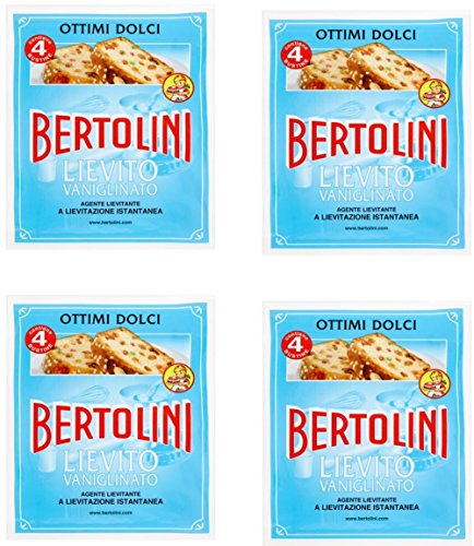 Bertolini Vanillehefe (je Umschlag 16 g, 4 Portionen) – 4 Stück von Bertolini