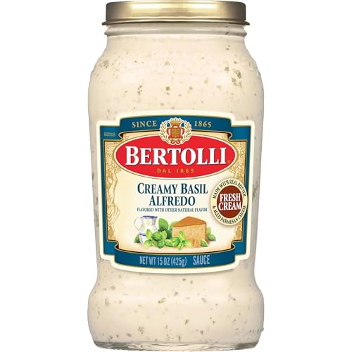 Bertolli Cremige Basilikum Alfredo Sauce, 425 ml von Bertolli
