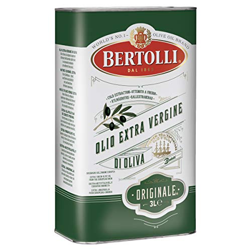 Bertolli Extra natives Olivenöl, Originale, Olivenöl, extra natives Großpackung, 3 Liter Dose, Verpackung kann variieren von Bertolli