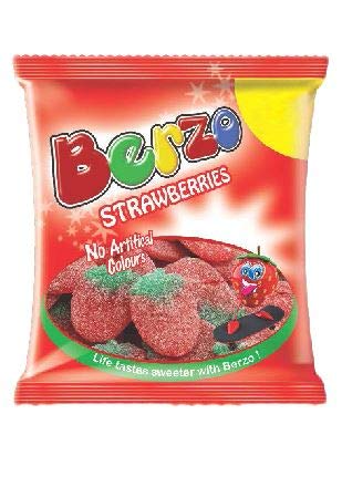 Berzo Fruchtgummis Erdbeeren - 160g - 6er-Packung von Berzo