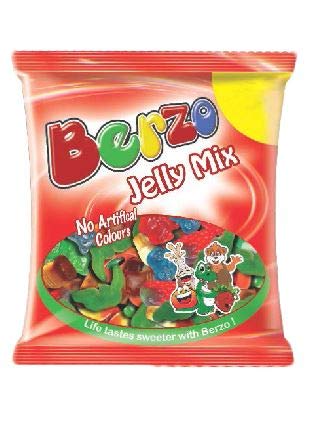 Berzo Jelly Mix Gelee-Fruchtgummi-Mischung - 160g - 6er-Packung von Berzo