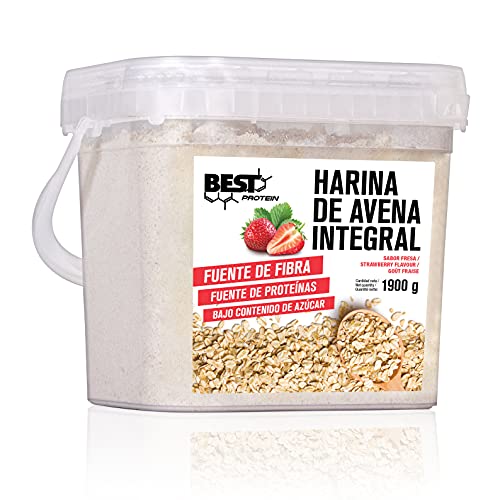 Best Protein Harina de Avena Integral 1.9 Kg Sabor Fresa von Best Protein