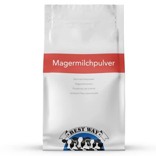 Best Way | Magermilchpulver | 5 KG | 0% Zusätzen | Wiederverschließbare Verpackung | Lange Haltbar | Vielfältige Anwendungsmöglichkeiten | Einfach Milch herstellen (nur Wasser hinzufügen) von Best Way