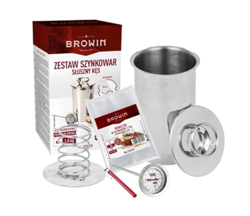 MIKONI SCHINKENKOCHER 1.5kg SET: Schinkenform +Thermometer +Einlegebeutel Schinkenform SCHINKENPRESSE von Beste Angebote