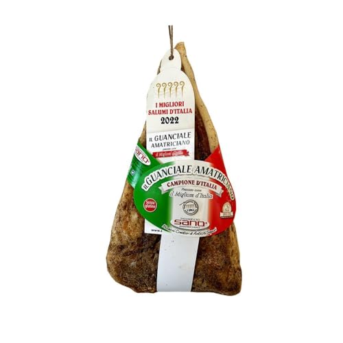 Schweinebacke von Amatrice D'excellence GANZ, AUSGEZEICHNET Best of Italy ca. 1,2 kg. Für die echte Carbonara und Amatriciana (1000 g) von Bestoftheapps