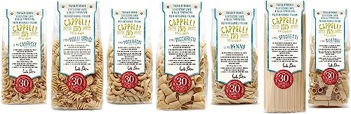 Senatore Cappelli Original Pasta aus 1915 Ancient Grains, 100% italienische handwerkliche Bronze, bei niedriger Temperatur gezogen (7 x 500 g) von Bestoftheapps