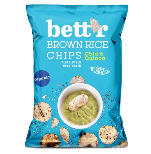 Bett'r Braune Reischips, Chia & Quinoa, 60g (1) von Bett'r