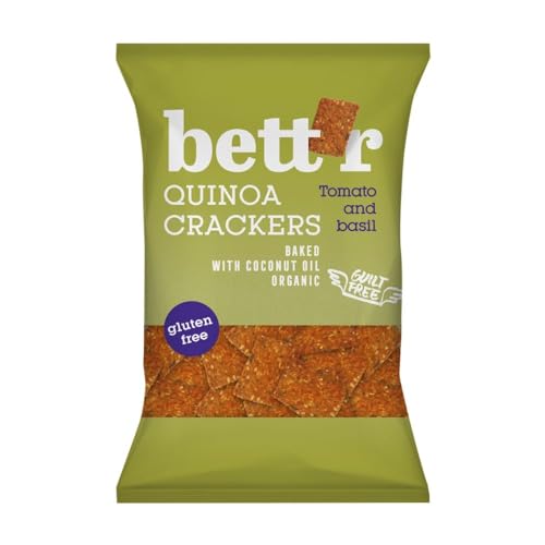 Bett'r Quinoa Cracker, Tomate Basilikum, 100g (2) von Bett'r
