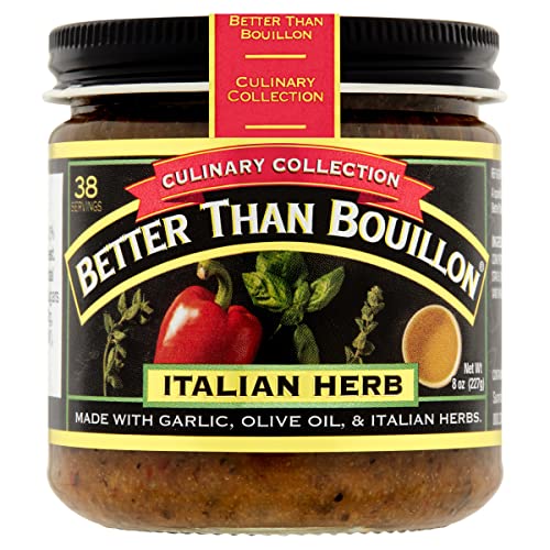 Better Than Bouillon Culinary Collection Base, italienische Kräuterbasis, enthält 38 Portionen pro Glas, 237 ml Glas (1 Stück) von Better Than Bouillon