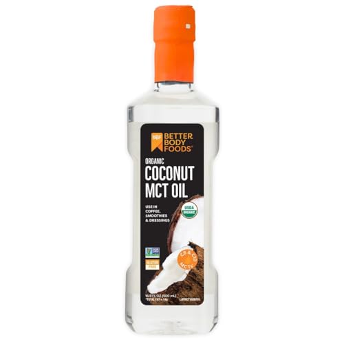 BetterBody Foods Aceite orgánico de coco 100% MCT – apto para Keto-Friendly – C8 y C10 – sin gluten – 16 oz BetterBody Foods Aceite orgánico de coco 100% MCT – apto para Keto-Friendly – C8 y C10 – sin gluten – 16 oz von BetterBody Foods