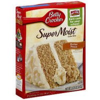 Betty Crocker Cake Mix Butter Pecan, 398 ml, 12 Stück von Betty Crocker