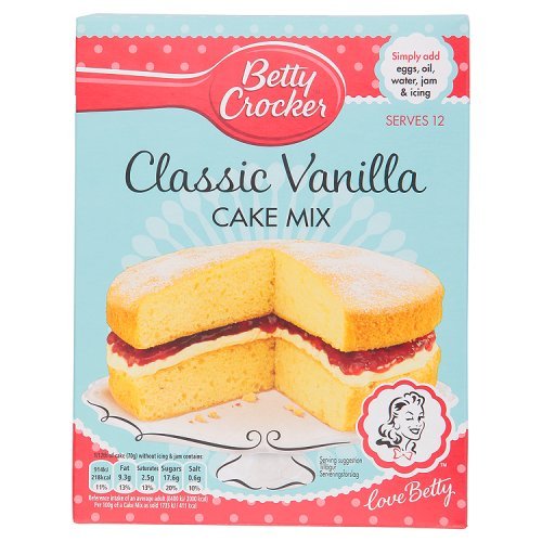 Betty Crocker Classic Vanilla Cake Mix 450g - Backmischung von Betty Crocker
