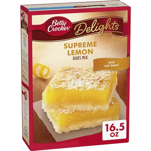 Betty Crocker Delights Supreme Zitronenriegel Mix, 470 ml von Betty Crocker