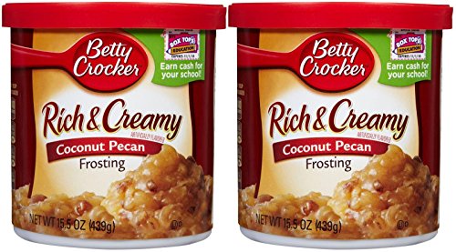 Betty Crocker Rich & Creamy Frosting – Coconut Pecan – 411 g – 2 Stück von Betty Crocker