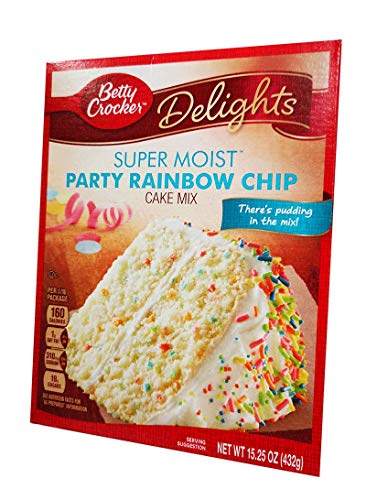 Betty Crocker Super Moist Rainbow Chip Cake Mix von General Mills