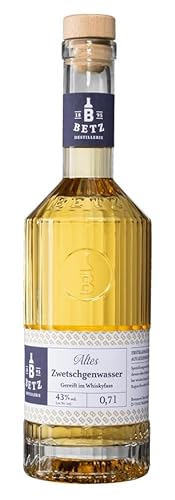 0,7l - Betz - Altes Zwetschgenwasser - im Whisky-Fass gereift - 43,0% vol. - Zwetschgenbrand - Deutschland von Betz Destillerie