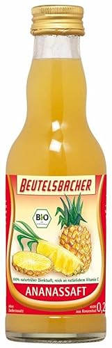 Beutelsbacher Bio Ananas naturtrüber Direktsaft (6 x 0,20 l) von Beutelsbacher