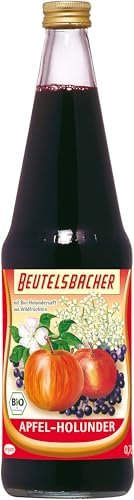 Beutelsbacher Bio Apfel-Holunder Direktsaft (1 x 0,70 l) von Beutelsbacher