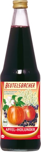 Beutelsbacher Bio Apfel-Holunder Direktsaft (1 x 0,70 l) von Beutelsbacher