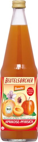 Beutelsbacher Bio Aprikose-Pfirsich Direktsaft (2 x 0,70 l) von Beutelsbacher