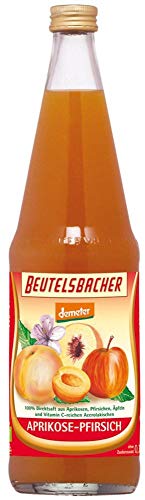 Beutelsbacher Bio Aprikose-Pfirsich Direktsaft (1 x 700 ml) von Beutelsbacher