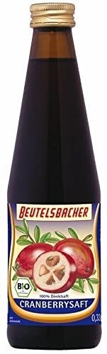 Beutelsbacher Bio Cranberry Direktsaft (1 x 330 ml) von Beutelsbacher