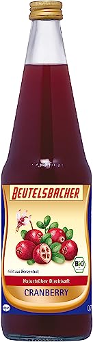 Beutelsbacher Bio Cranberry Direktsaft (6 x 0,70 l) von Beutelsbacher